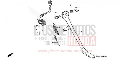 STAND (VT1100CV/CW/C2) VT1100C2T de 1996